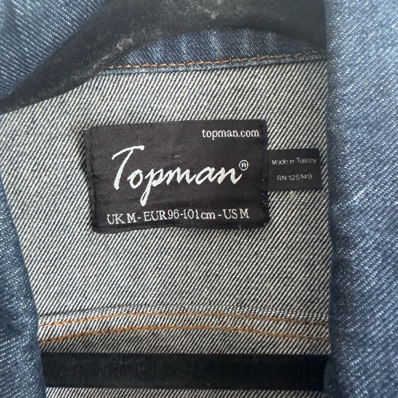 Topman Blue Denim Jacket - Picture 3 of 4